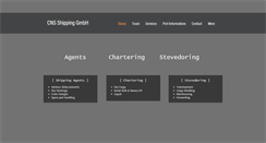 Desktop Screenshot of cnsshipping.de